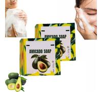 Avocado Soap,Handmade Avocado Bar Soap,Avocado Deep Cleansing Shower Soap,Avocado Oil Nourishing Brightening Soap,Face & Body Bar Soap For Women