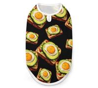 Avocado Toast Cute Dog Shirt Sleeveless Soft Breathable Pet Apparel Tank Top Summer Cool L