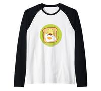 Avocado Toast Egg Cute Sleepy Sandwich Funny Cuddling Kawaii Raglan Baseball Tee