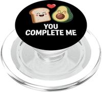 Avocado Toast You Complete Me Cute Food Love PopSockets PopGrip for MagSafe