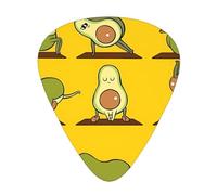 Avocado Yoga Guitar Plectrums 12 Pieces For Ukulele Bass Instrument Accessories