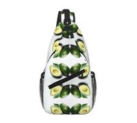 Avocado2 Crossbody Sling Bag Crossbody Shoulder Chest Bag Shoulder Strap Waist Fanny Pack Men Women