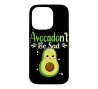 Avocadon't Be Sad Humorous Veganism Vegetarian Vegan Avocado Case for iPhone 14 Pro