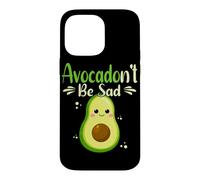 Avocadon't Be Sad Humorous Veganism Vegetarian Vegan Avocado Case for iPhone 14 Pro Max