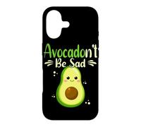 Avocadon't Be Sad Humorous Veganism Vegetarian Vegan Avocado Case for iPhone 17