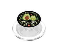 Avocatos Funny Avocado Cat Kawaii Cute Vegan Cat Lovers PopSockets PopGrip for MagSafe