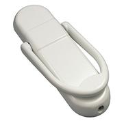 Avocet Affinity Door Knocker Contemporary Style for All Door Types (Without Viewer, White)