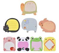 AvoDovA Mini Sticky Notes, 8 Pads Cute Sticky Notes Novelty, Super Sticky Note for Office Memo, School Mark, Party Bags Filler, Mini Gifts for Kids