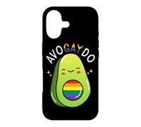 Avogaydo Vegan Avocado Gay LGBTQI Pride Month Vegetarian Case for iPhone 17