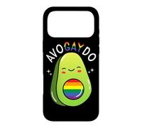 Avogaydo Vegan Avocado Gay LGBTQI Pride Month Vegetarian Case for iPhone 17 Pro Max