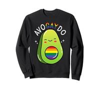 Avogaydo Vegan Avocado Gay LGBTQI Pride Month Vegetarian Sweatshirt