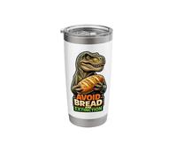 Avoid Bread and Extinction Dinosaur Keto Humor Stainless Steel Insulated Tumbler