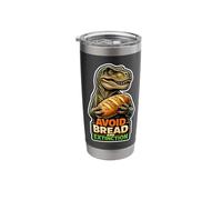 Avoid Bread and Extinction Dinosaur Keto Humor Stainless Steel Insulated Tumbler