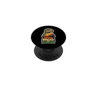 Avoid Bread And Extinction Funny Keto Dinosaur PopSockets Adhesive PopGrip