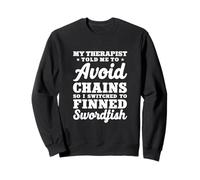 Avoid Chains Switched To Finned Swordfish Sudoku Joke Sweatshirt