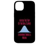 Avoid the Top of the Bell Curve Funny Data Analyst Quote Case for iPhone 14 Plus