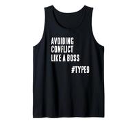 Avoiding Conflict Like a Boss Funny Enneagram 9 Tank Top
