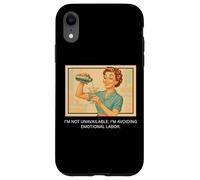 Avoiding Emotional Labor - 1950s Sarcastic Case for iPhone XR