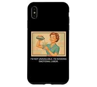 Avoiding Emotional Labor - 1950s Sarcastic Case for iPhone XS Max