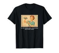Avoiding Emotional Labor - 1950s Sarcastic T-Shirt