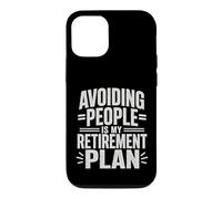 Avoiding People Is My Retirement Plan Funny Introvert Case for iPhone 12/12 Pro