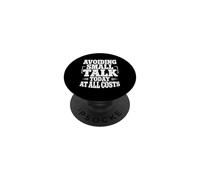 Avoiding Small Talk Today At All Costs Introvert Sarcasm PopSockets Adhesive PopGrip