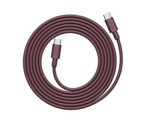 Avolt AVOLT x Bauhaus-Archiv Cable 1 USB C to USB C Mulberry Red