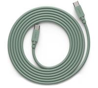 Avolt - Cable 1 Charging Cable USB-C / USB-C 2 m, Oak Green - Oak Green
