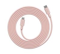 Avolt Cable 1 USB C to Lightning charging cable 2m New Pink