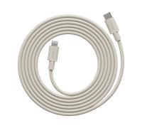 Avolt Cable 1 USB C to Lightning charging cable 2m Nomad Sand