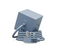 Avolt Square 1 UK power strip USB-C 30W 1.8 m Shark Blue