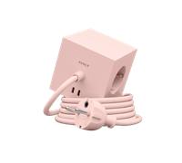 Avolt Socket Cube with USB C dfp Design Pink - 7350103841189