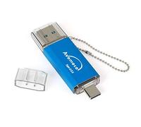 Avomoco USB 3.0/3.1 256GB Type C Dual High Speed Flash Drive for USB C Phones,Tablets,Photo Stick for Samsung Galaxy S10,S10+S8/S8+/S9/S9+,Note7/8/9,A6S/A9S,Google Pixel,LG,Hua Wei.