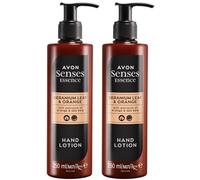 Avon 2 x Senses Essence Geranium Leaf & Orange Hand Lotion - 250ml