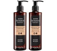 Avon 2 x Senses Essence Geranium Leaf & Orange Hand Wash - 250ml