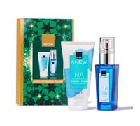 AVON Anew Hyaluronic Serum Gift Set, with Hydrate & Plump Water Cream 50ml & Serum 30ml in Gift Box, Hyaluronic Acid & Pro Vita-D Technology, Reduce Fine-Lines & Wrinkles, Hydrating Skin Care