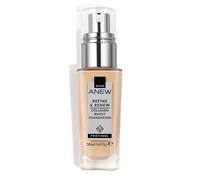 AVON Anew Protinol Refine & Renew Foundation SPF30, 30ml, Collagen Boosting, Buildable, Resilient, Plumper & Firming-Looking Complexion, Undetectable, Lightweight & Radiant Finish & Feel, 125G