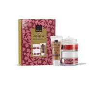 AVON Anew Protinol Reversalist Mini Gift Set, With Night Revitalising Cream 50ml, Day Perfecting Cream SPF25 & Skin Renewal Power Serum, Dual-Collagen Boost & Antioxidants, Firmer & Plumper Skin