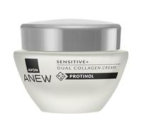 Avon Anew Sensitive+ Dual Collagen Cream 50ml, Suitable for Sensitive Skin, Contains Skin-soothing Actives To Boost Collagen, Cruelty Free