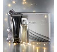 Avon Attraction For Him Aftershave Gift Set EDT 75ml Hair Body Wash 200ml Sealed