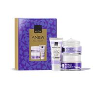 AVON Avon Anew Platinum Mini Gift Set, with Night Replenishing Cream, Day Lifting Dual Eye System & Lift and Tighten Lifting Serum, Protinol, Dual-Collagen Firming, Age-Defying Skincare