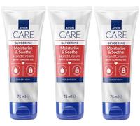 Avon Care Glycerine Hand Cream 75ml - Pack of 3 - by Ultimate Things