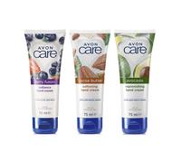 Avon Care Hand Replenishing Cream Trio, Berry Fusion Radiance, Cocoa Butter Softening, Avocado, 75ml