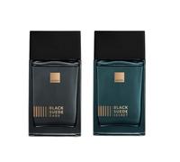 Avon Eau de Toilette EDT Aftershave Spray 100ml (Black Suede Secret + Black Suede Dark)