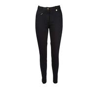 Avon Equine Cotton Childrens Horse Riding Jodhpurs for Boy and Girls 4 Way Stretch Soft Junior Child Equine Jodhpurs Jods (Black, 32)