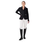 Avon Equine HORSE RIDING LADIES PREMIUM AND COMFORTABLE SHOW COMPETITION RIDING JACKETS IN NAVY AND BLACK (BLACK, UK14)
