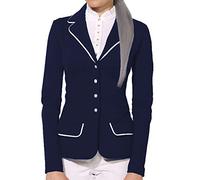 Avon Equine Ladies Premium & Comfortable Show Jackets for Competition Riding in Navy (Navy, UK14)