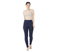 Avon Equine Women's Winter Riding Tights Phone Pocket Premium and Comfortable 4 Way Stretch Fabric Ladies Tights (Navy, X-Small)