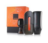 Avon Full Speed Three Piece Gift Set with Full Speed EDT 75ml, Hair & Body Wash 250ml and Roll-On Anti-Perspirant Deodorant 50ml in a Gift Box