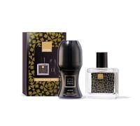 AVON Little Black Dress for Her Gift Set, with Little Black Dress Eau de Parfum 30ml & Roll On Deodorant 50ml, in a Gift Box, Honeysuckle, Ylang-Ylang & Milkwood, Long-Lasting Formula, Cruelty-Free